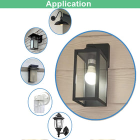 SETEN 1100LM soft white bulb shown outside for bright outdoor lighting