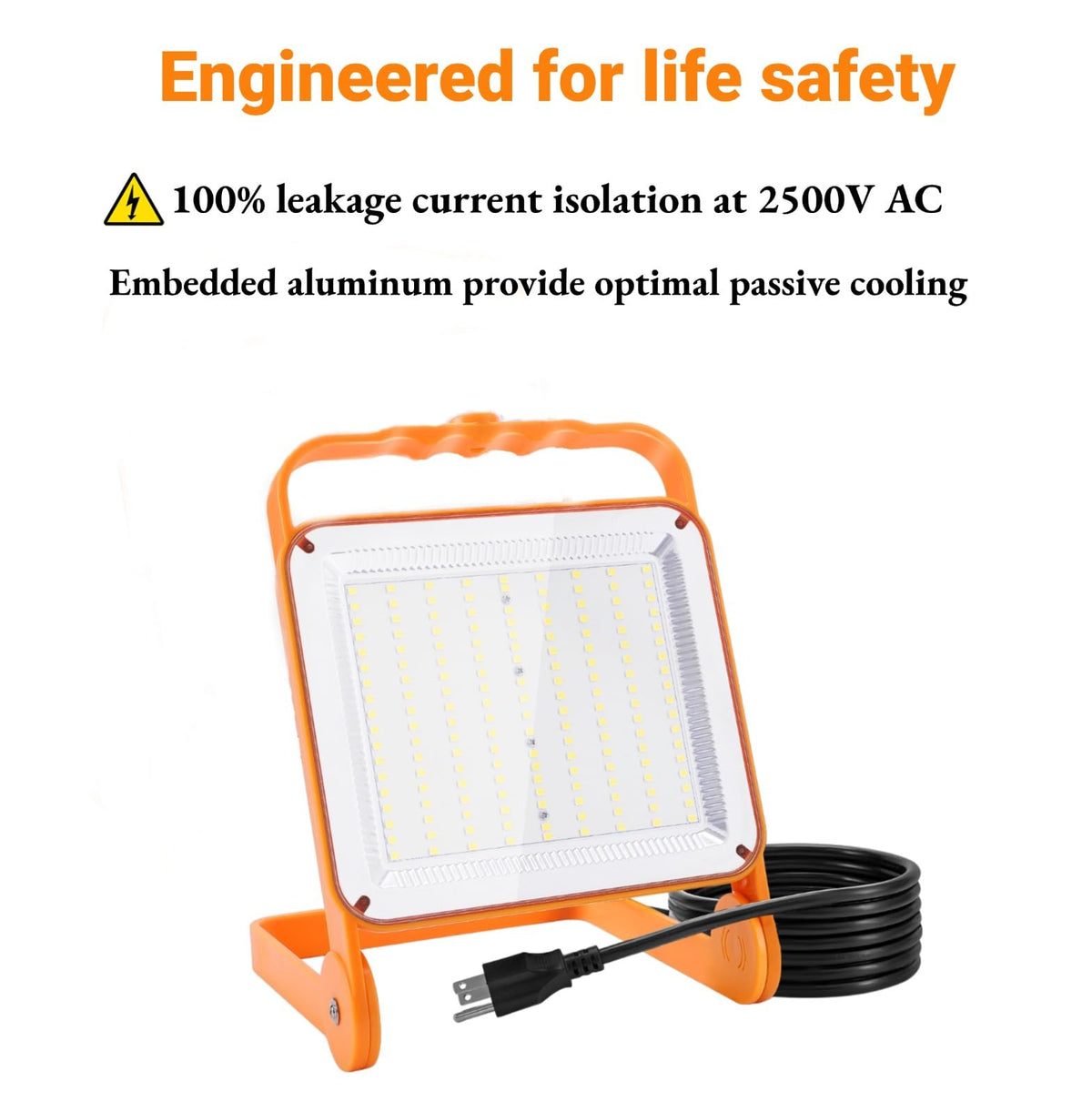 SETEN 2-pack with adjustable brackets enables precise light aiming.