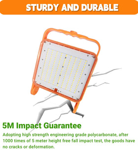 SETEN LED work light with IP65 rating protects against water and dust.