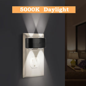 SETEN daylight night light provides a bright, clear glow for bedrooms and nurseries.