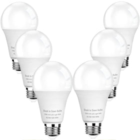 SETEN dusk-to-dawn outdoor bulb lighting a porch with energy-efficient 3000K soft white illumination