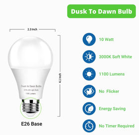 SETEN weather-resistant 6-pack bulbs for bulk outdoor lighting projects