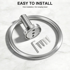 SetSail installation kit included simplifies mounting with drill-hole setup