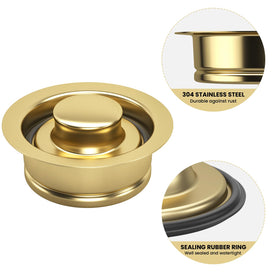 SettleDown universal-fit garbage disposal flange fits most 3-1/2 inch drains.