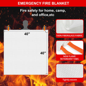 SecuCaptain fire blanket in kitchen ready for immediate use.