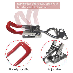 Seuenelf CUKAYO latch securing a case or trunk for reliable closures.