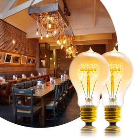 Sevici Edison Bulb dining room glow creates intimate setting.