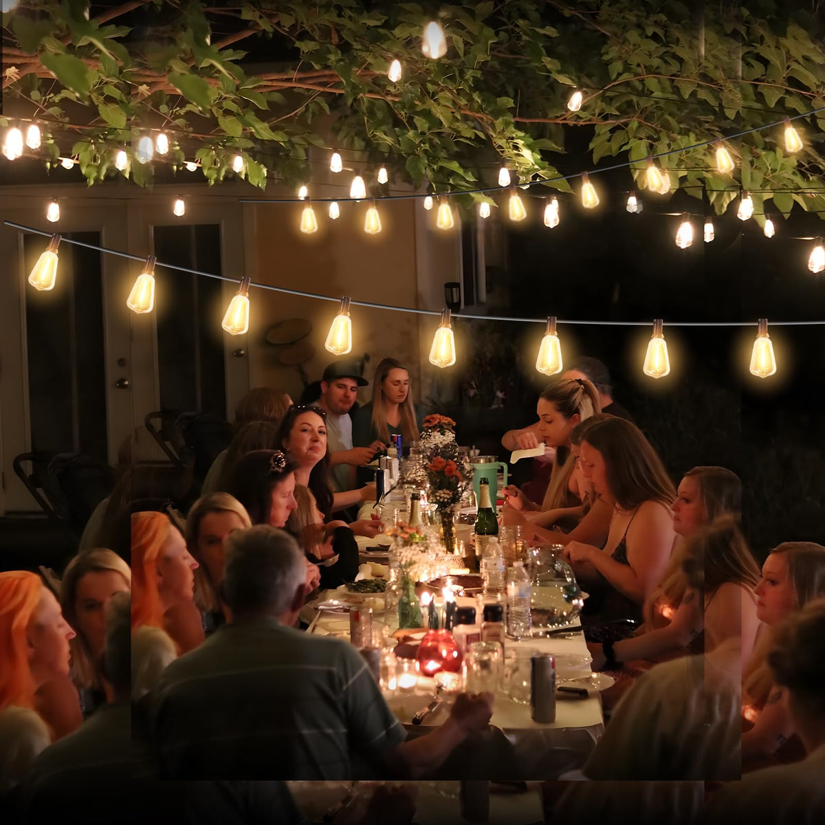 SEVSONSNZZ long-lasting LED string lights reduce bulb changes