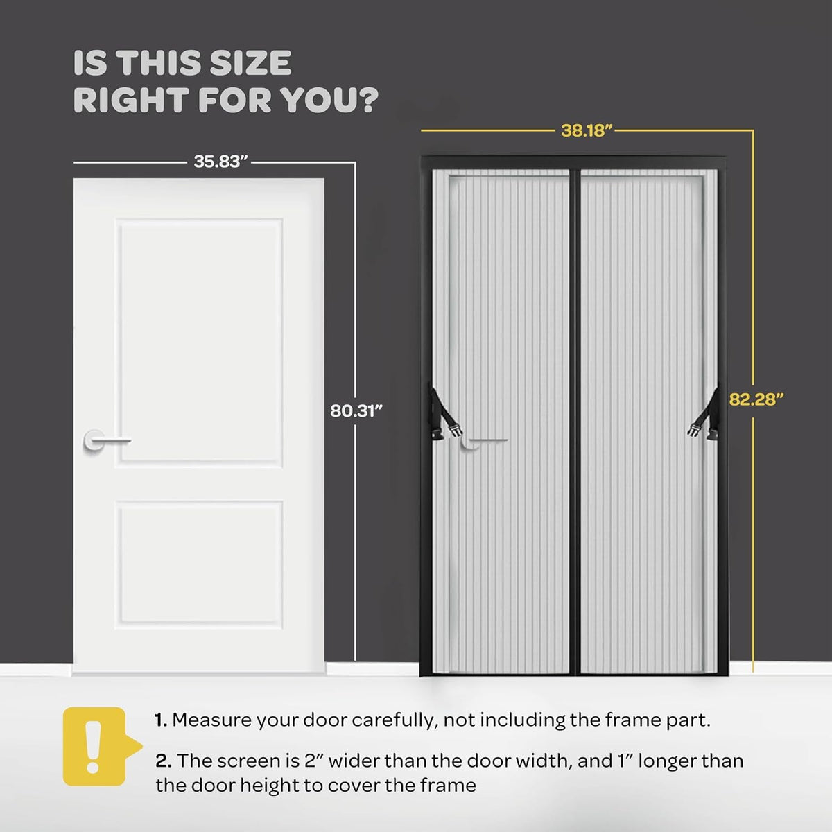 SEWANTA pet-friendly screen door allows pets to pass with ease.