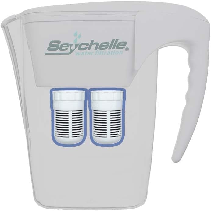 Seychelle Alexapure compatibility note showing versatile pitcher use