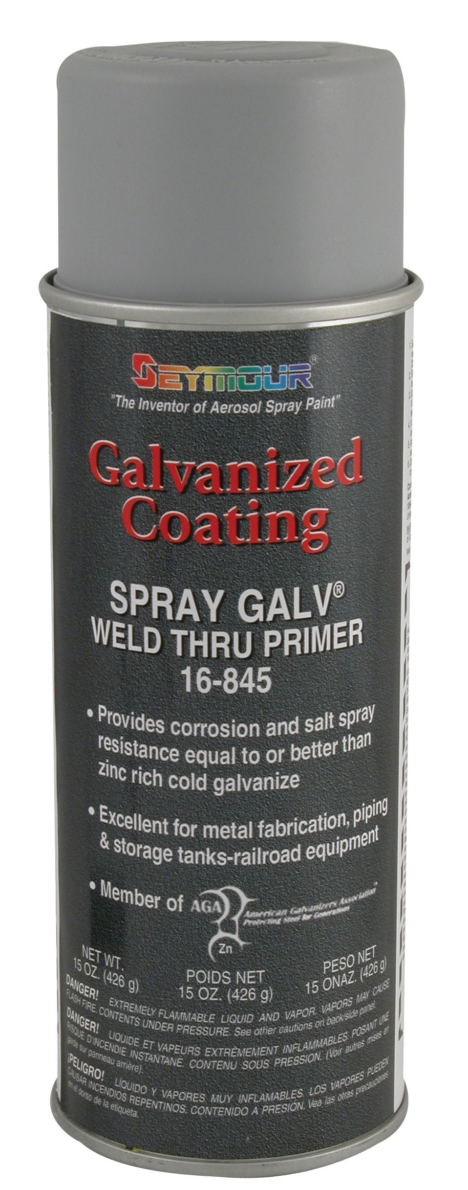 Seymour 16-845 primer spray weld-through provides enhanced galvanizing protection during welding