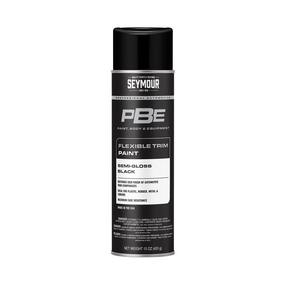 Seymour PBE Professional Trim Spray bottle demonstrates controlled, even coverage for trim.