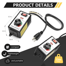 Sezbaifles automatic overload protection helps prevent damage.
