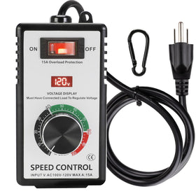 Sezbaifles variable motor speed controller front view enables precise control.