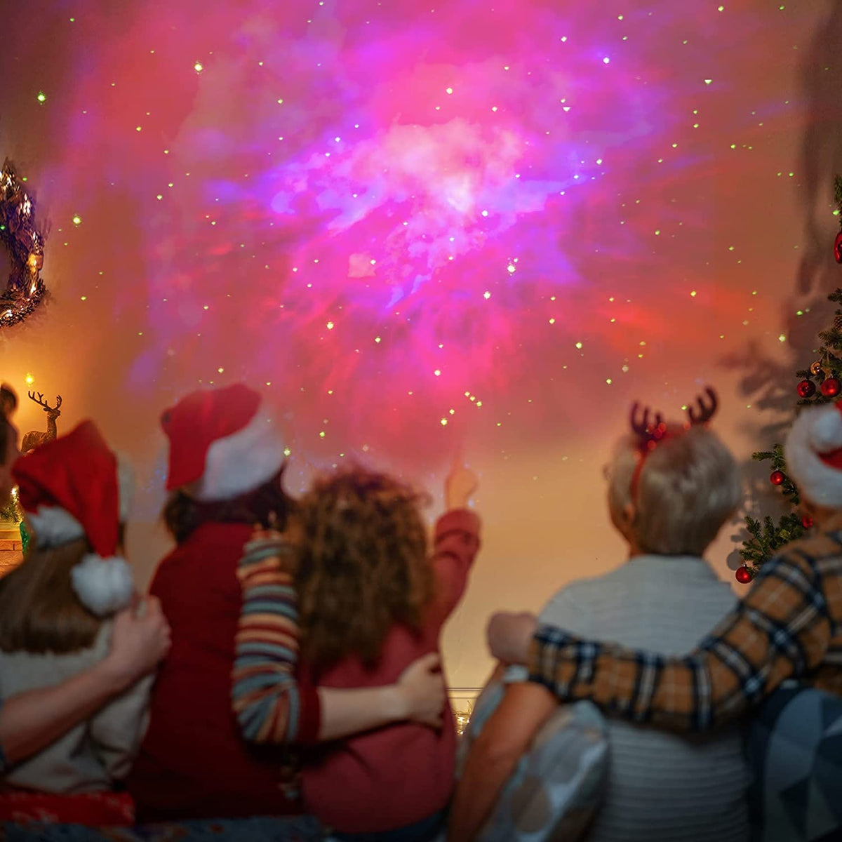 SFOUR Astronaut Galaxy Projector packaging makes a gift-ready presentation.