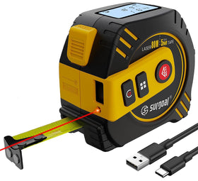 SG SURGOAL 2-in-1 laser tape measure front benchmark for precise start alignment