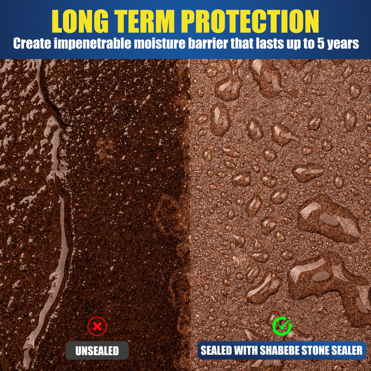 Shabebe Durable gloss protection lasts one to three years.
