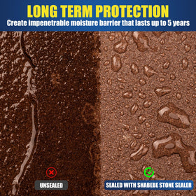 Shabebe Durable gloss protection lasts one to three years.