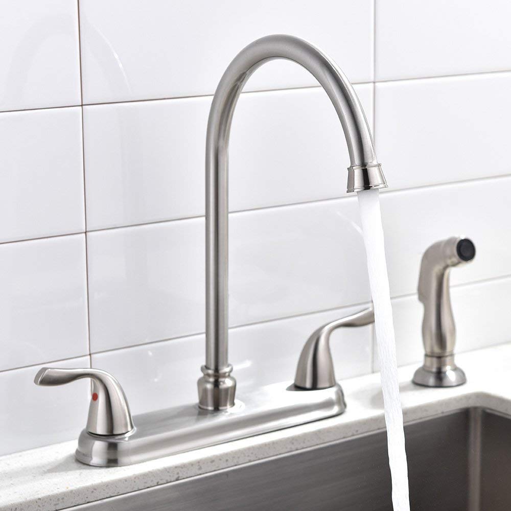 SHACO brushed nickel finish is scratch resistant and easy to maintain.