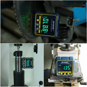 SHAHE gauge attached to metal surface for stable readings