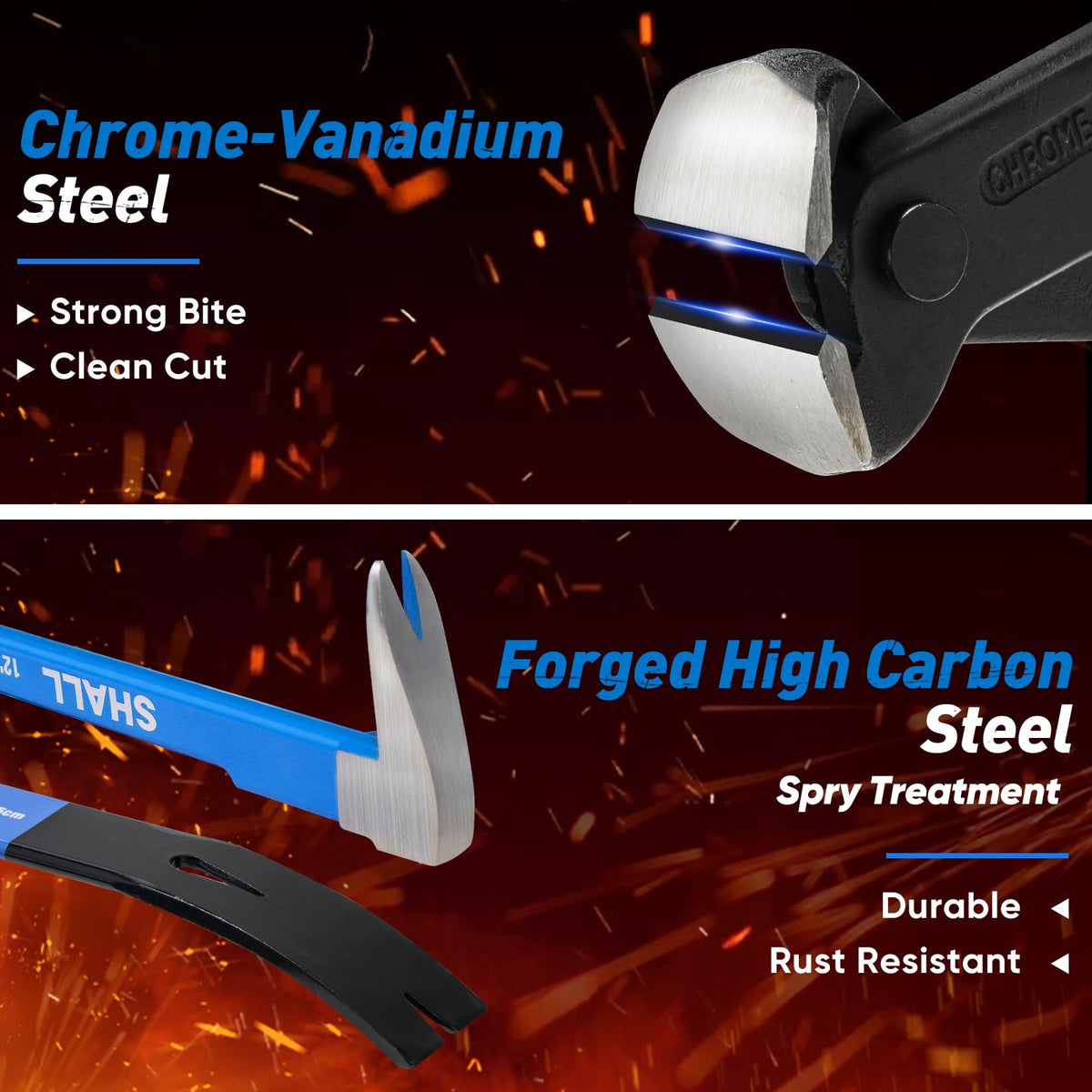 Shall comfort grip handle reduces hand fatigue during long uses.