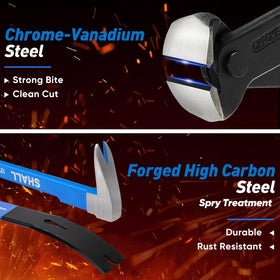 Shall comfort grip handle reduces hand fatigue during long uses.