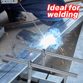 SHALL 4-pack clamps ideal for welding, woodworking, and DIY crafts