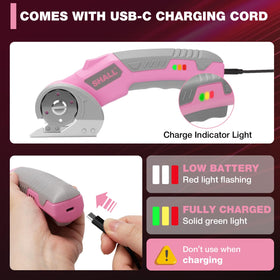 SHALL battery capacity indicator keeps you informed during tasks.