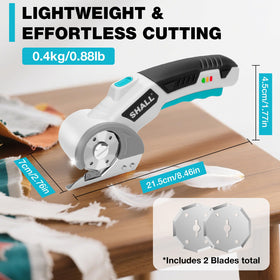 Shall 4V scissors LED light illuminates dark cutting areas