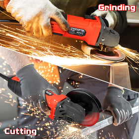 Shall angle grinder flap discs set handles grinding with different grits.