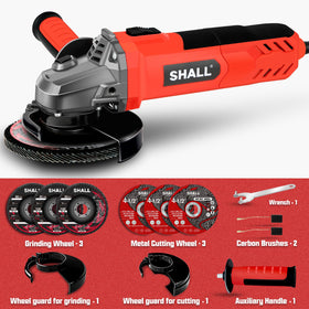 Shall angle grinder non-slip handle improves control