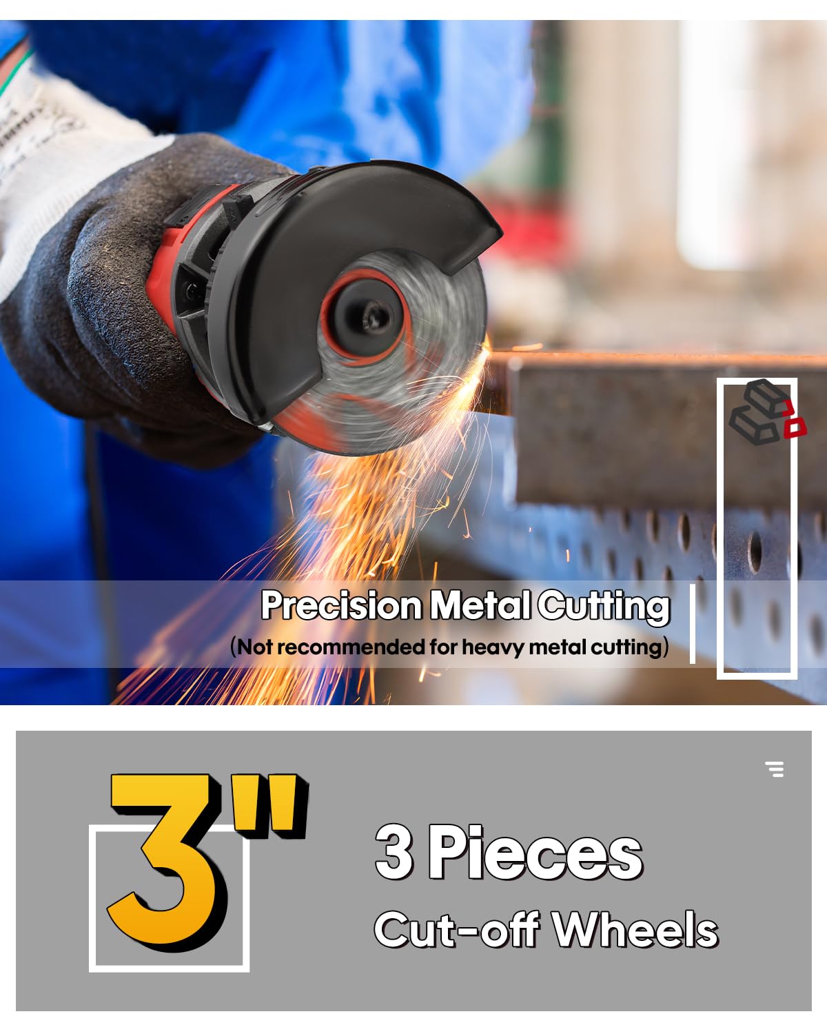 SHALL arbor and Allen wrenches included for wheel changes