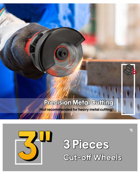 SHALL arbor and Allen wrenches included for wheel changes
