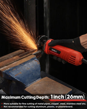SHALL high-speed cutter with discs ready for metal cutting