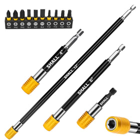 SHALL drill bit extension with quick-release head for precise drilling tasks