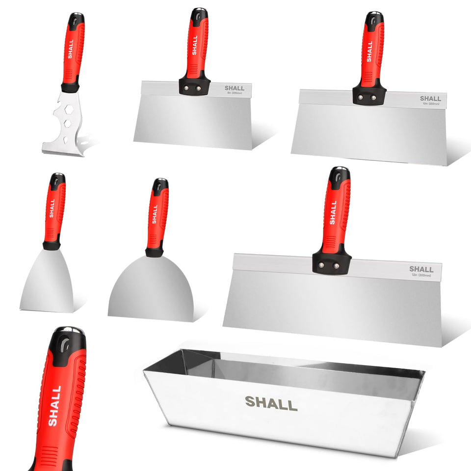 SHALL Drywall Tool Kit multi purpose painter's tool for prep and smoothing tasks.
