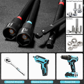 Shall magnetic-nut driver kit organized in a carry bag.