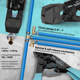 Shall Pex cutter tool for clean, precise cuts across piping projects.