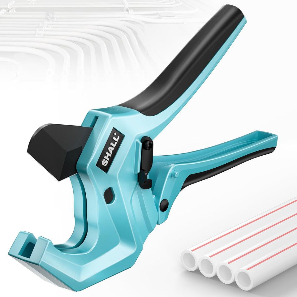 Shall PVC pipe cutter cutting pvc edge delivers clean, precise cuts