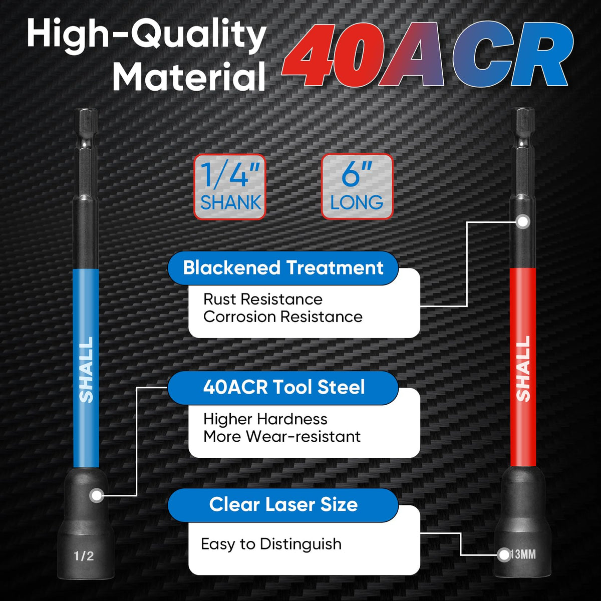 SHALL rubidium magnet keeps nuts secure during use.