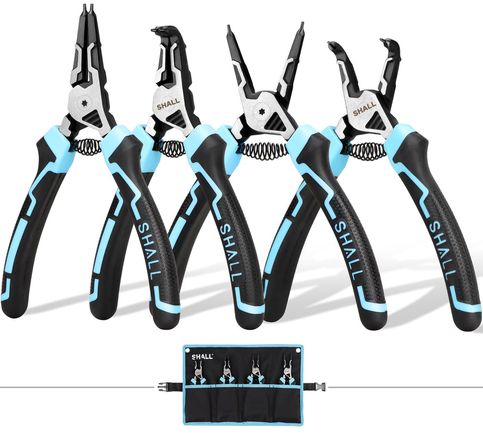 Shall 7 inch internal straight snap ring pliers for precise removal.