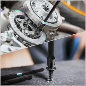 Shall multi-tool kit for home projects with universal 1/4 inch hex shank.