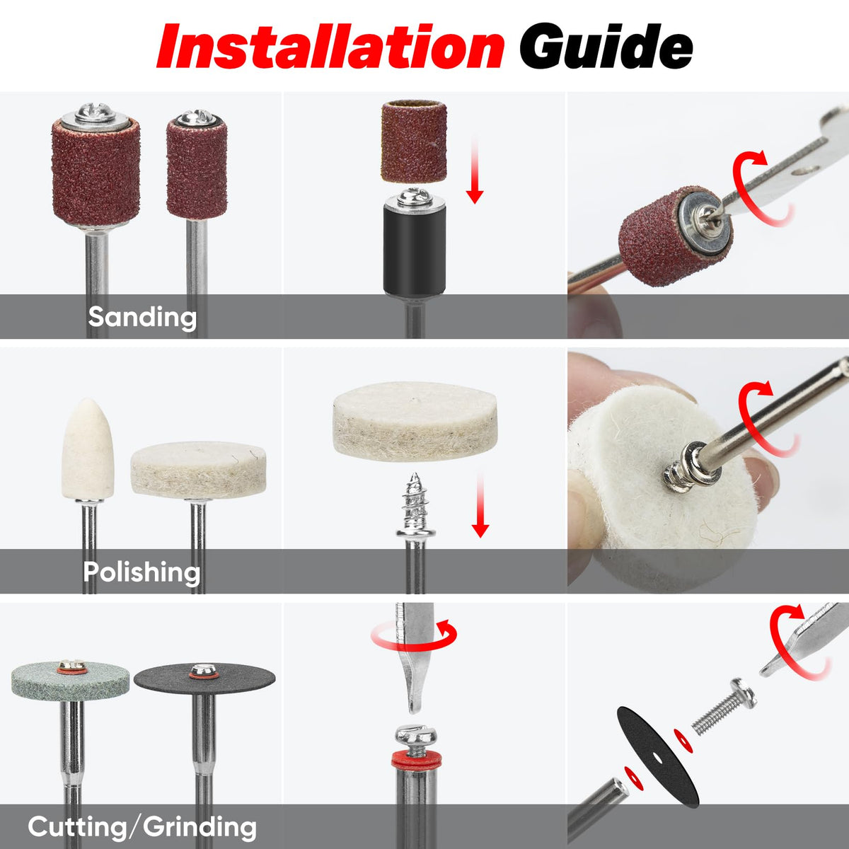 SHALL universal collets fit multiple tools for seamless accessory use