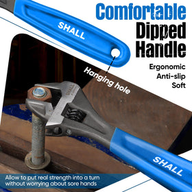 SHALL non-slip knurl gear ensures smooth, accurate adjustments