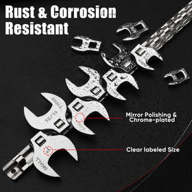 SHALL compact organizer keeps the wrench set neatly stored and ready to move.