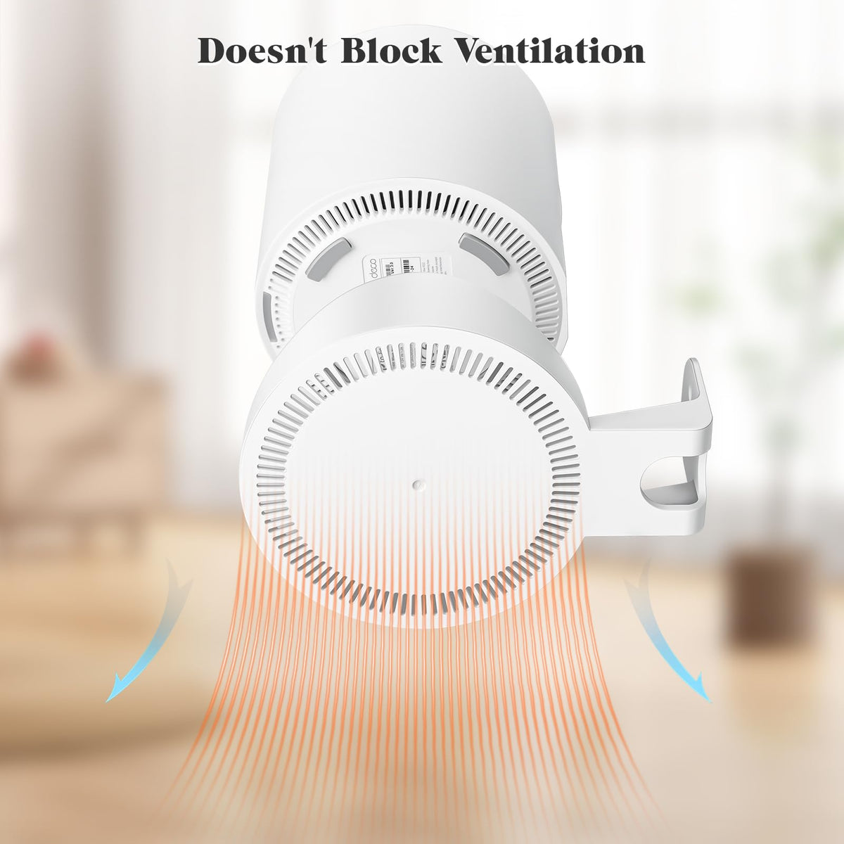 Wall-mounted Shang Chiang bracket supports Deco X60 with a clean, space-saving look.