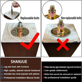 SHANJUE tool-free final tightening aided by included Allen wrench.