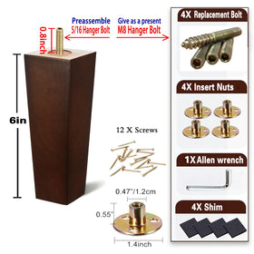 SHANJUE coffee table legs offer stability and style
