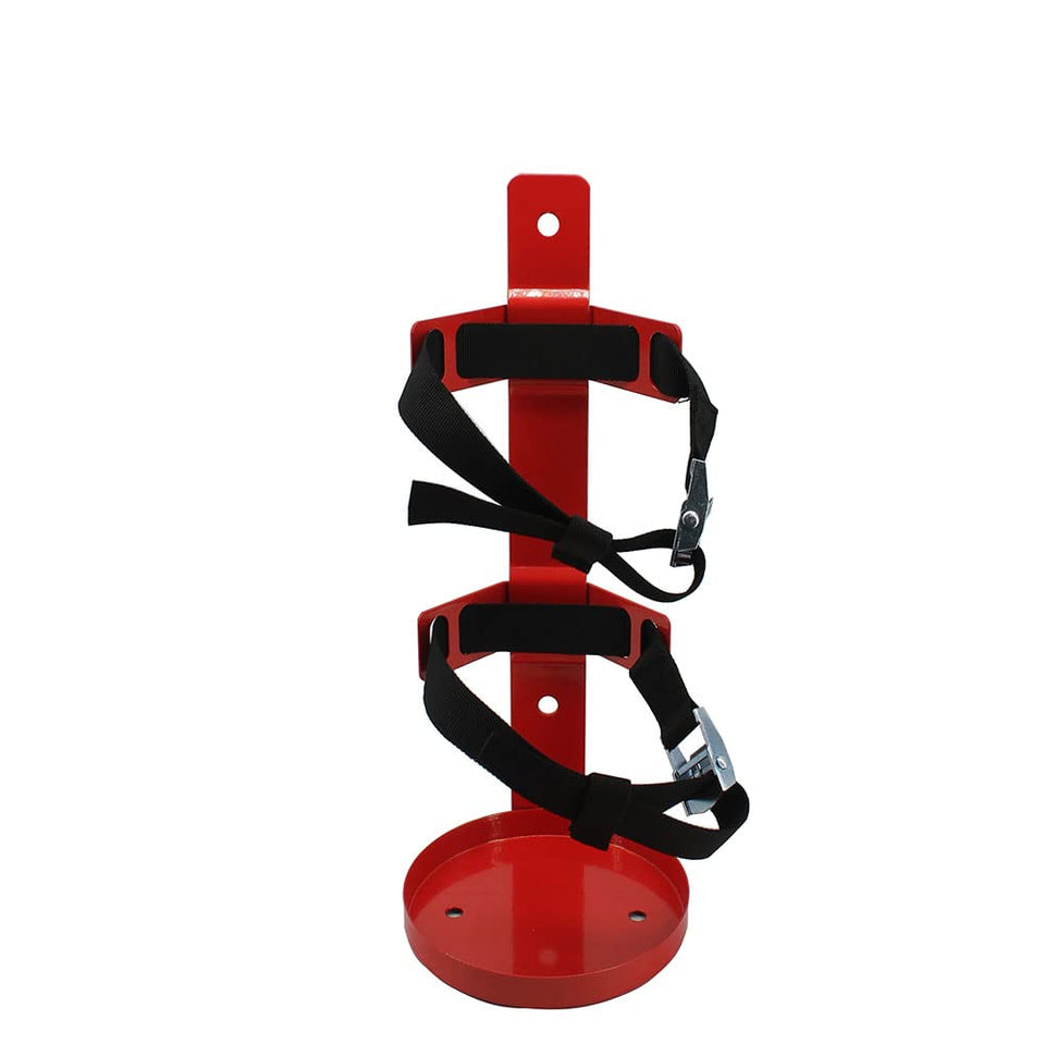 Shankala fire extinguisher bracket front view for quick access and secure mounting.