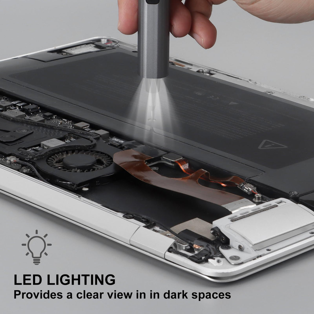 Sharden three LED lights illuminate small work areas clearly